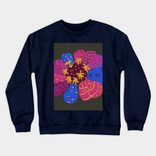 Bold colored daisy flower Crewneck Sweatshirt